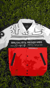 Varsity Jaket Vintage RED-A -brutalists