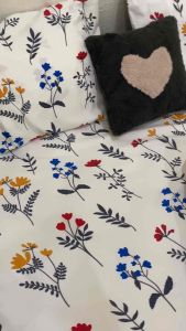 Sprei motif bunga lengkap estetik ukuran 90 120 160 180 200 bisa cod free sarung bantal sarung guling