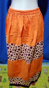 BAWAHAN WANITA ROK PANJANG ORANGE 604