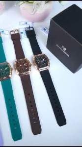 ( READY LAGI ) Jam Tangan Wanita Seven Minute M736 Body Oval Tali Rubber Free Box