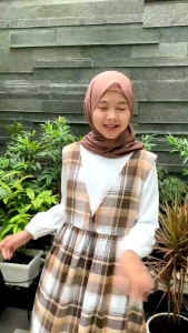 Gamis Overall Anak Cutetrik Overall Anak Remaja Jumpsuit Anak - Baju Muslim Anak Perempuan Cutetrik Terbaru