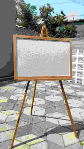 Papan Buletin Gabus Putih Untuk Tempel Catatan Note/foto/pin/Asesoris/pengumuman dll Papan Memo Mading Cork Board Soft Bord Pin Bord Ukuran 40×50 cm