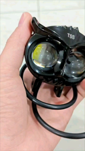 Lampu Tembak Laser Owl LED D2 2 Warna Putih Kuning High/Low Universal Motor Mobil