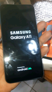 Samsung galaxy A11 SM-a115f/ds stuck logo bootloop lengkap dosbook kondisi sangat mulus