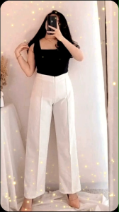 CELANA KULOT SCUBA WANITA HIGHWAIST//CELANA KANTOR WANITA//CELANA PANJANG WANITA