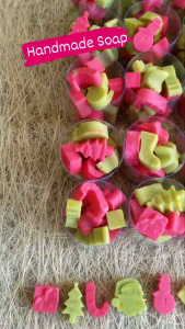 Unique Handcrafted Soap perfect for giveaways - Christmas Designs
