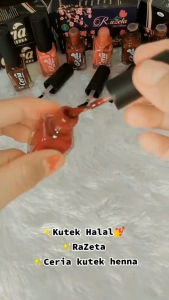 Ceria Nail Henna halal Kutek Kuku Henna Halal sah buat sholat