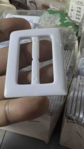 White Plastic Buckle Art.#560 sold per piece by SewWearStore