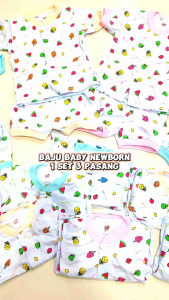 1Set 3Pasang Baju Tidur Baby New Born