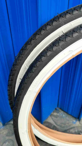 Ban Luar Sepeda LUCKY STONE Ukuran 20 x 1.75 List Putih Minion/Mini/Lipat | High Quality