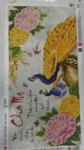 Tranh đính đá CHA MẸ đã đính 89x45cm thành phẩm 77538