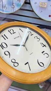 ( Display set ) Rhythm Wooden Wall Clock