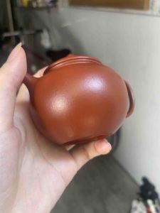 [Hàng Cao Cấp] Ấm tử sa Nghi Hưng Toàn Thủ công dáng Tư Đình Tiểu môi diêu chu nê 140ml Teapot Zisha Yixing