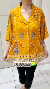 Baju Blouse Collar Women Free Size Good Quality
