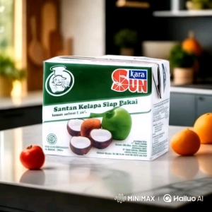 PROMO TERBATAS!! Santan Sun Kara 200 ml 1 DUS (isi 12 pcs)