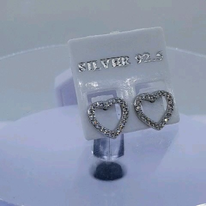 Sepasang(E-4476)Subang telinga perak 925/anting-anting perak 925/earring 925 silver
