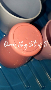 Dinner Mug Swt Of 3 Technoplast ( MG. 104 x 3 TIND/96s )