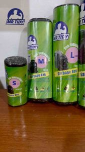 MR TIDY HEAVY DUTY Black Garbage Bag Plastik Sampah Hitam Roll Saiz S | M | L | XL