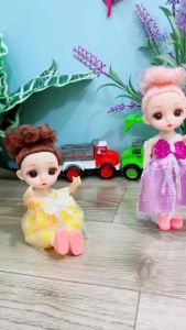 Búp Bê 17cm Mắt Thuỷ Tinh Có Thể Điều Chỉnh Các Khớp