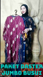 Paket Daster Busui Jumbo Busui Dress Jumbo Motif Kekinian Pakaian Wanita Santai