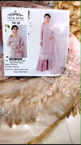 [PRE-ORDER] Ready Made Georgette With Heavy Embroidered Suit ( Delivery 10 Days )