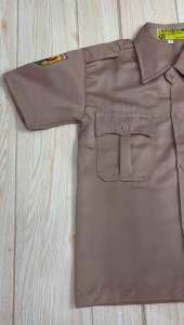 Baju pramuka penggalang tangan pendek SMP/SMA bahan elemen