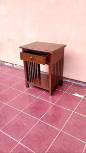 PROMO MEJA DISPENSER KAYU JATI