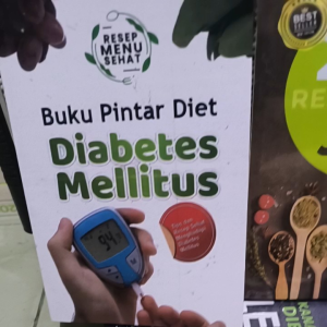 paket 2 buku pintar diet diabetes mellitus dan 200 resep sehat JSR