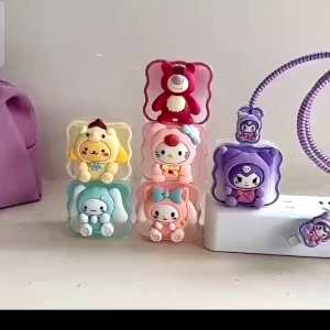 Super Pas | Pelindung Charger OPPO 67W/80W/100W 1set 5item Pelindung Kabel & Kepala Charger Pelindung Adaptor untuk Charger OPPO