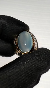 cincin alpaka dgn batu anggur lawas