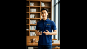 เสื้อยืดโปโล กรมอุทยาน สีกรมท่า 2 กระเป๋า ผ้าซินเทล