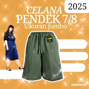Celana Kulot Wanita & Celana Pendek 3/4: Desain Nyaman dan Ukuran Jumbo