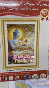 Tranh thêu kín Đức phật thích ca vs8002 kích thước 60 x 90 cm