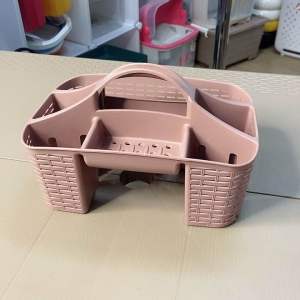 Rattan Multiple Soap Basket Shower Caddy Utensil Caddy with 6 Compartments