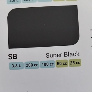 Cat Kayu Dan Besi Avian 500gram Warna Super Black