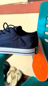 Sepatu Sneakers Convers All Star Navy Blue Low Premium