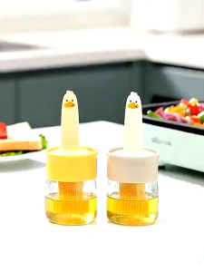 Botol Kuas Minyak Kecap/ Kuas Barbeque Bakaran Panggangan Tahan Panas Bahan Silikon