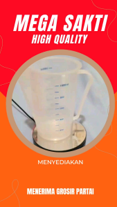 [1 PCS] GELAS UKUR SERBAGUNA PLASTIK TEBAL 1000 ML / GELAS TAKAR PLASTIK UK 1000 ML