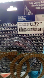kampas kopling GL100 series genuine FCC YSP isi 5pc besar