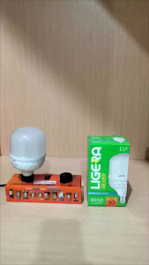 LIGERA SILVER 30W lampu LED Bulb cahaya putih 6500K fiting E27