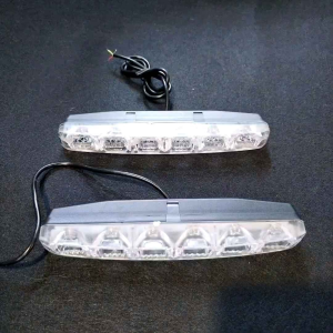 1set 2pcs 12V 6 LED Daytime Running Light DRL Car Fog Day Driving Lamp Lights Kit day light