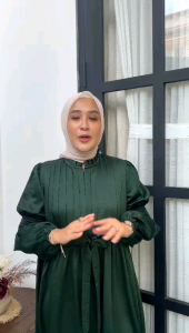 KALILA DRESS / Gamis Lady Air Flow Origina By Rafika - Nazra.SHA