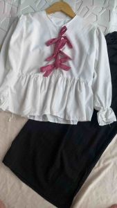 ONESET BLOUSE PITA WANITA / ONESET ROK LADY CRUSH / ONESET WANITA TERBARU