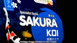 Sakura Premium Koi Fish Food L Size Pellet Growth & Color Koi Fish Food 15kg