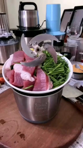 HAPPY BIRD Chopper Blender Daging Bumbu Dapur Stainless Steel SUS 304 / Food Processor Meat Cooper Penggiling Pemotong Daging 2 Liter / Gilingan Daging Stenlis Listrik sus304