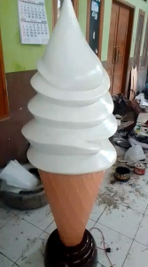 Patung es crime viber resin