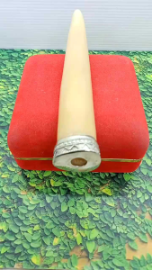 Pipa Tulang Sapi Model Taring Variasi Alpaka A591