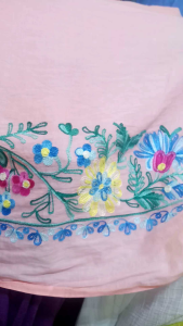 bahan/kain katun bordir pinggir