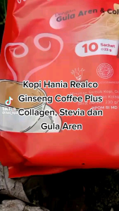 Hania realco ginseng HNI - Minuman Serbuk - Kolagen - Kopi Ginseng Herbal