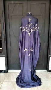 Mukena Parasut Best Seller Biru Dongker: Satu Set Mukena